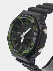 Зелёный хаки наручные военные часы G-Shock, электронные, мужские