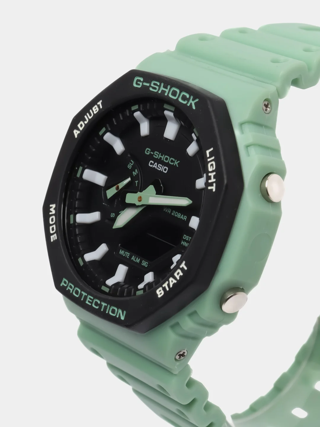 Мятный наручные военные часы G-Shock, электронные, мужские