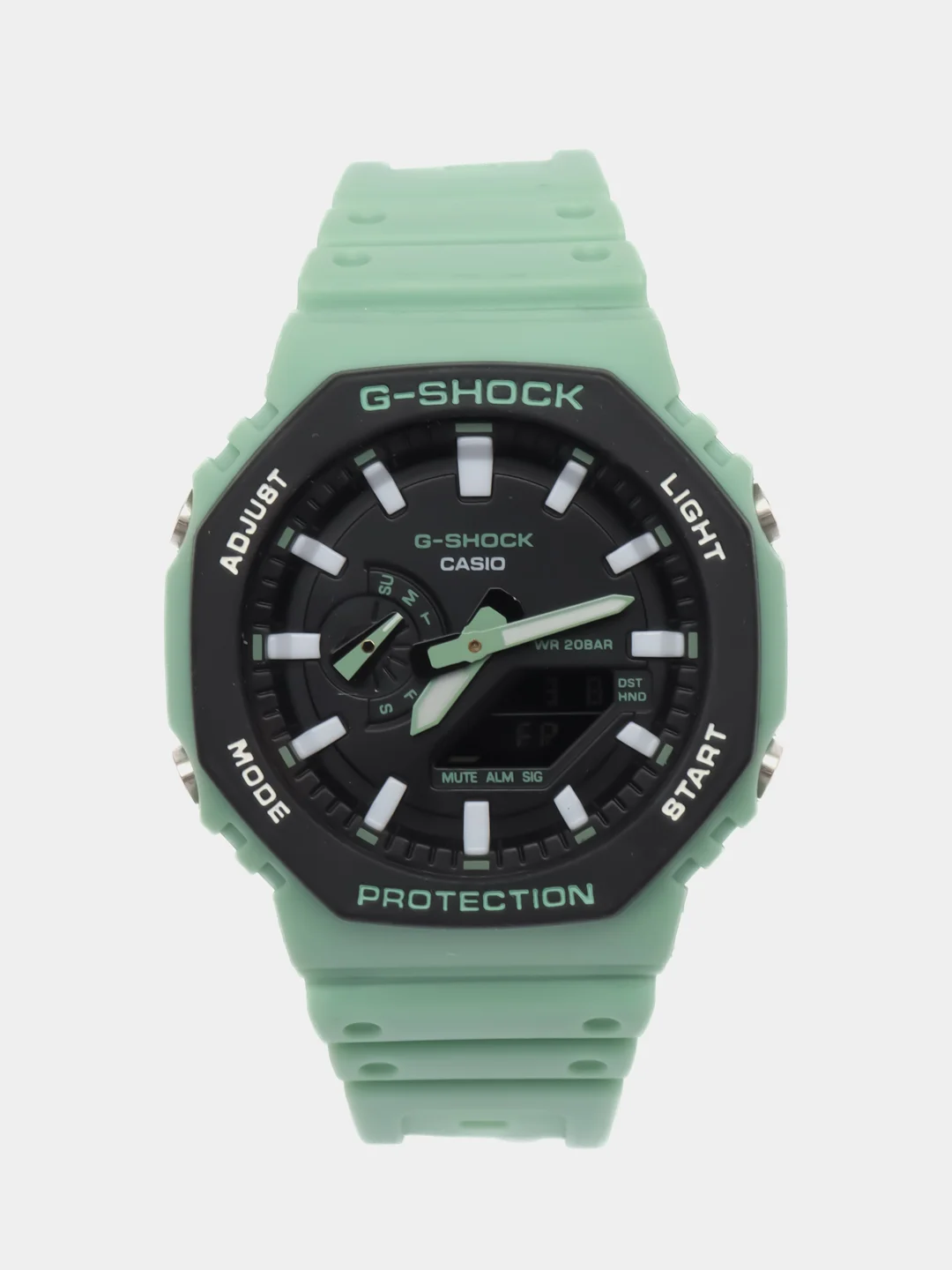 Мятный наручные военные часы G-Shock, электронные, мужские