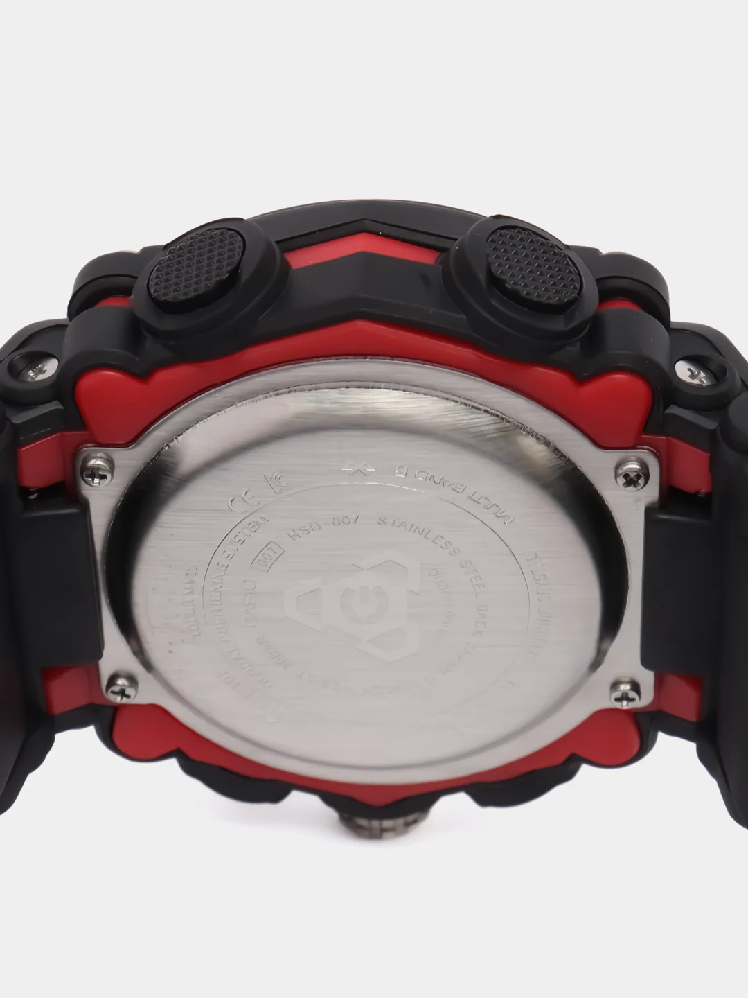 Алый наручные военные электронные мужские часы Casio G-Shock