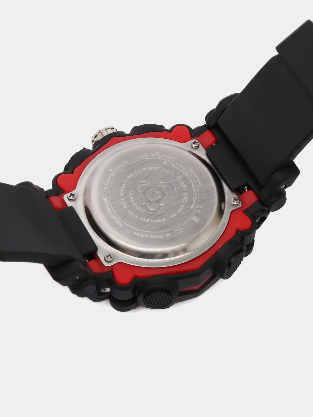 Алый наручные военные электронные мужские часы Casio G-Shock