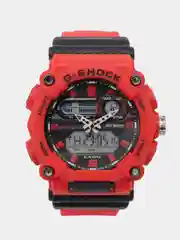 Красный наручные военные электронные мужские часы Casio G-Shock