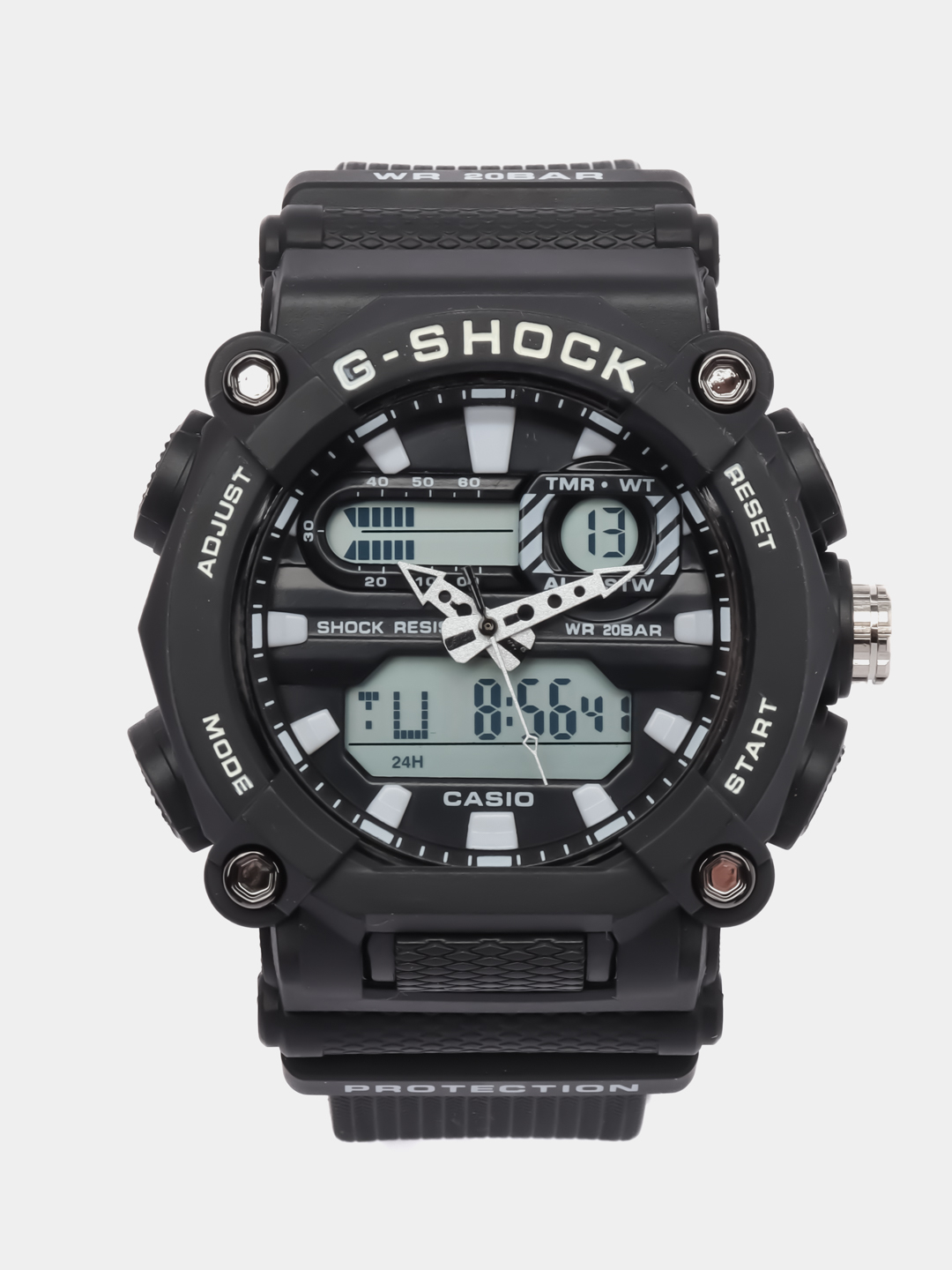 Наручные военные электронные мужские часы Casio G-Shock купить по цене 999  ₽ в интернет-магазине KazanExpress