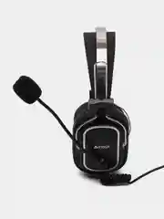 Наушники с микрофоном A4Tech HU-50 черный 2м накладные USB