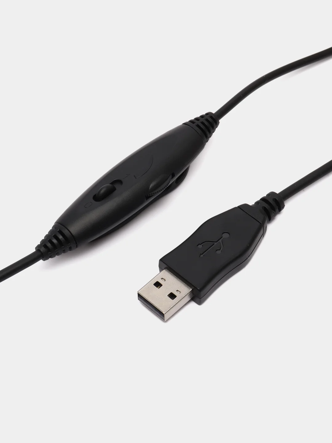 Наушники с микрофоном A4Tech HU-50 черный 2м накладные USB