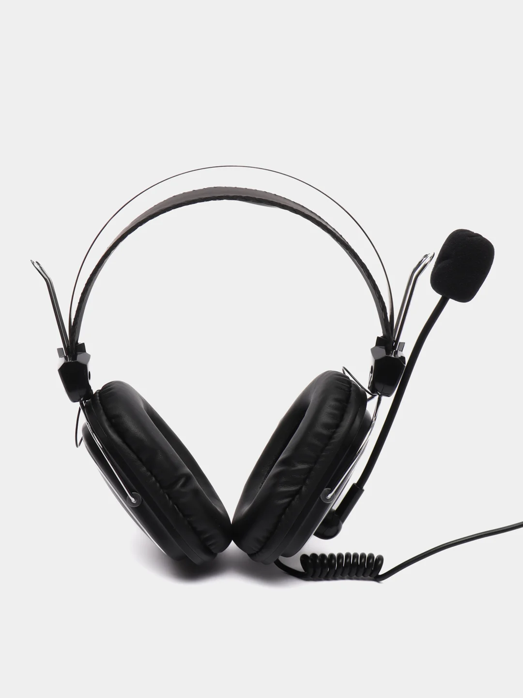 Наушники с микрофоном A4Tech HU-50 черный 2м накладные USB