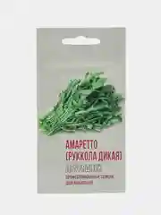 Зеленый семена Рукола Дикая Двурядник Амаретто (многолетняя) Два урожая в сезон, Индау Диковина