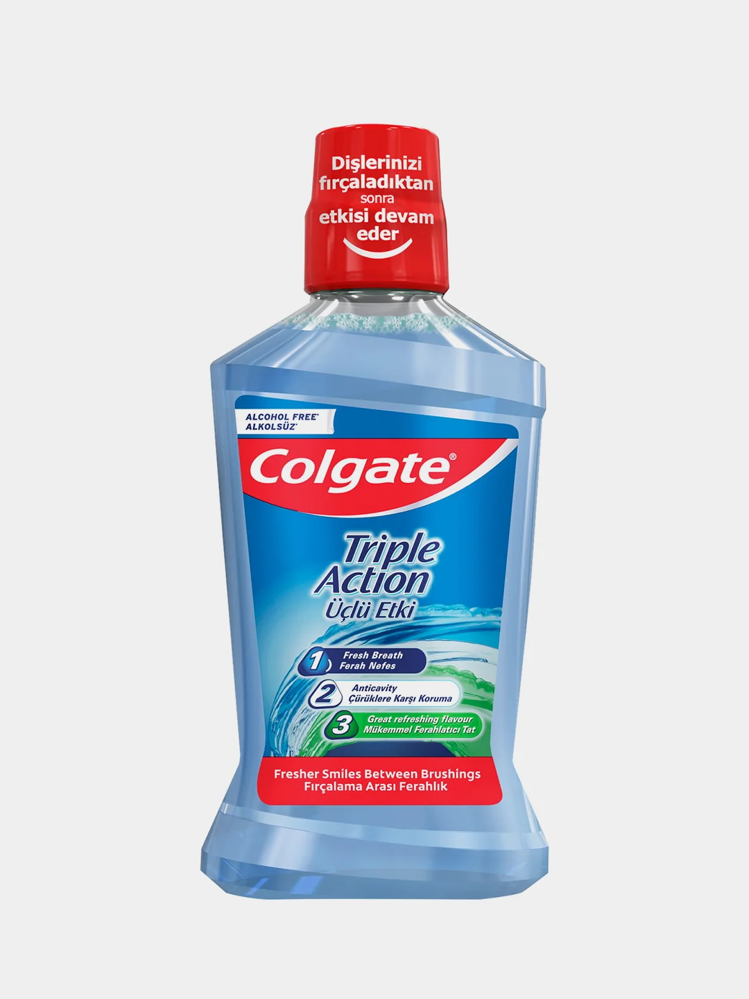 Ополаскиватель для рта Colgate Тройное Действие, антибактериальный, 500мл