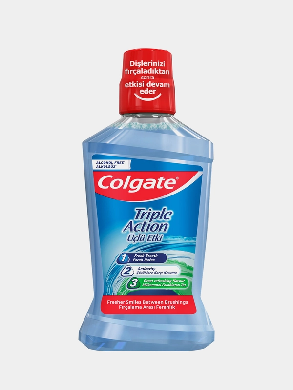 Ополаскиватель для рта Colgate Тройное Действие, антибактериальный, 500мл