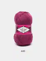 Розовый пряжа носочная Alize Superwash Comfort Socks, 75% шерсть 25% полиамид, 100 г, 420 м