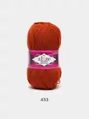 Медный пряжа носочная Alize Superwash Comfort Socks, 75% шерсть 25% полиамид, 100 г, 420 м
