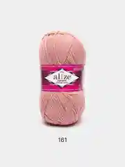 Пудровый пряжа носочная Alize Superwash Comfort Socks, 75% шерсть 25% полиамид, 100 г, 420 м