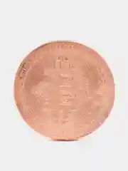 Бронзовый сувенирная монета Биткоин