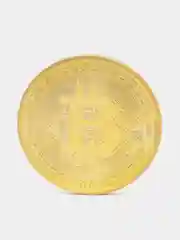 Золотой сувенирная монета Биткоин