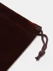 Зеленый подарочный мешочек