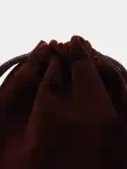 Зеленый подарочный мешочек