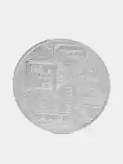 Серебряный монета сувенирная "Биткоин"