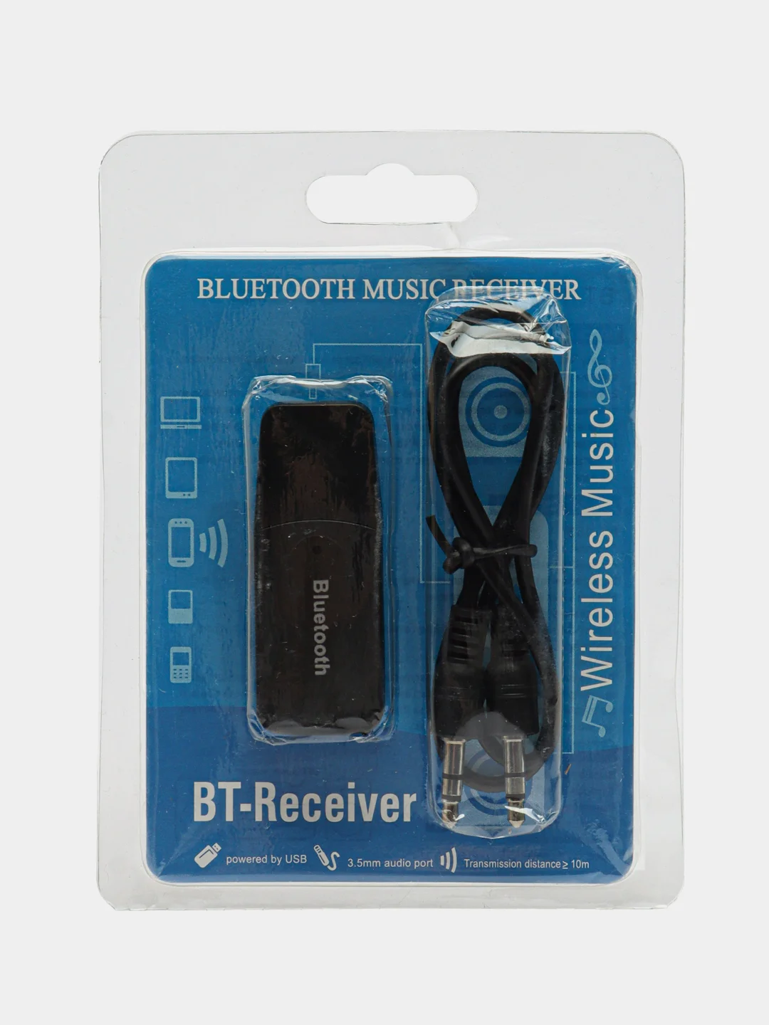 Bluetooth-адаптер AUX, 3,5 мм, ресивер