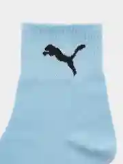 Носки женские спортивные с вышитым принтом Пума (Puma) средней длины хлопок, 5 пар