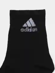 Носки женские спортивные с вышитым принтом Адидас (Adidas) средней длины хлопок, 5 пар
