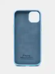 Голубой чехол для iPhone 12, 13, 14 MINI PRO MAX PLUS силиконовый с логотипом, для смартфона Apple