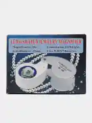 Лупа складная с подсветкой Veber 21011, 40x, 25 мм