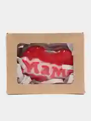 Подарочное фигурное мыло "Мама" сердце, ручная работа