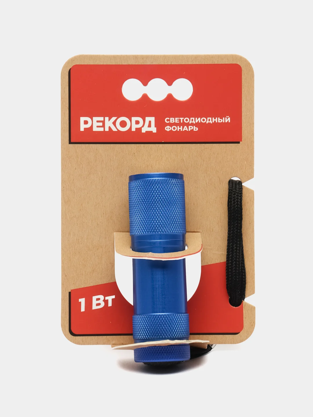 Фонарь светодиодный, ассорти, РЕКОРД