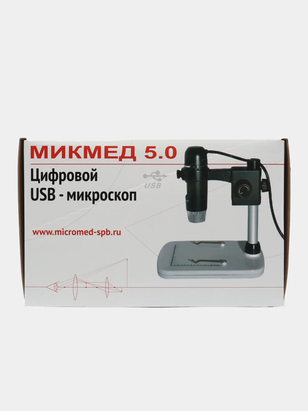 Цифровой USB-микроскоп со штативом МИКМЕД 5.0