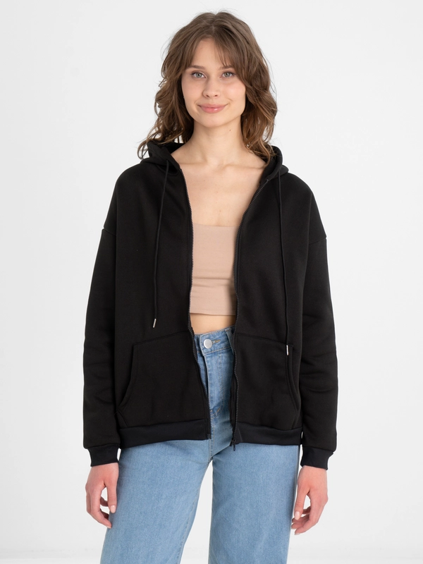 TrendD / Худи женское черное Unisex