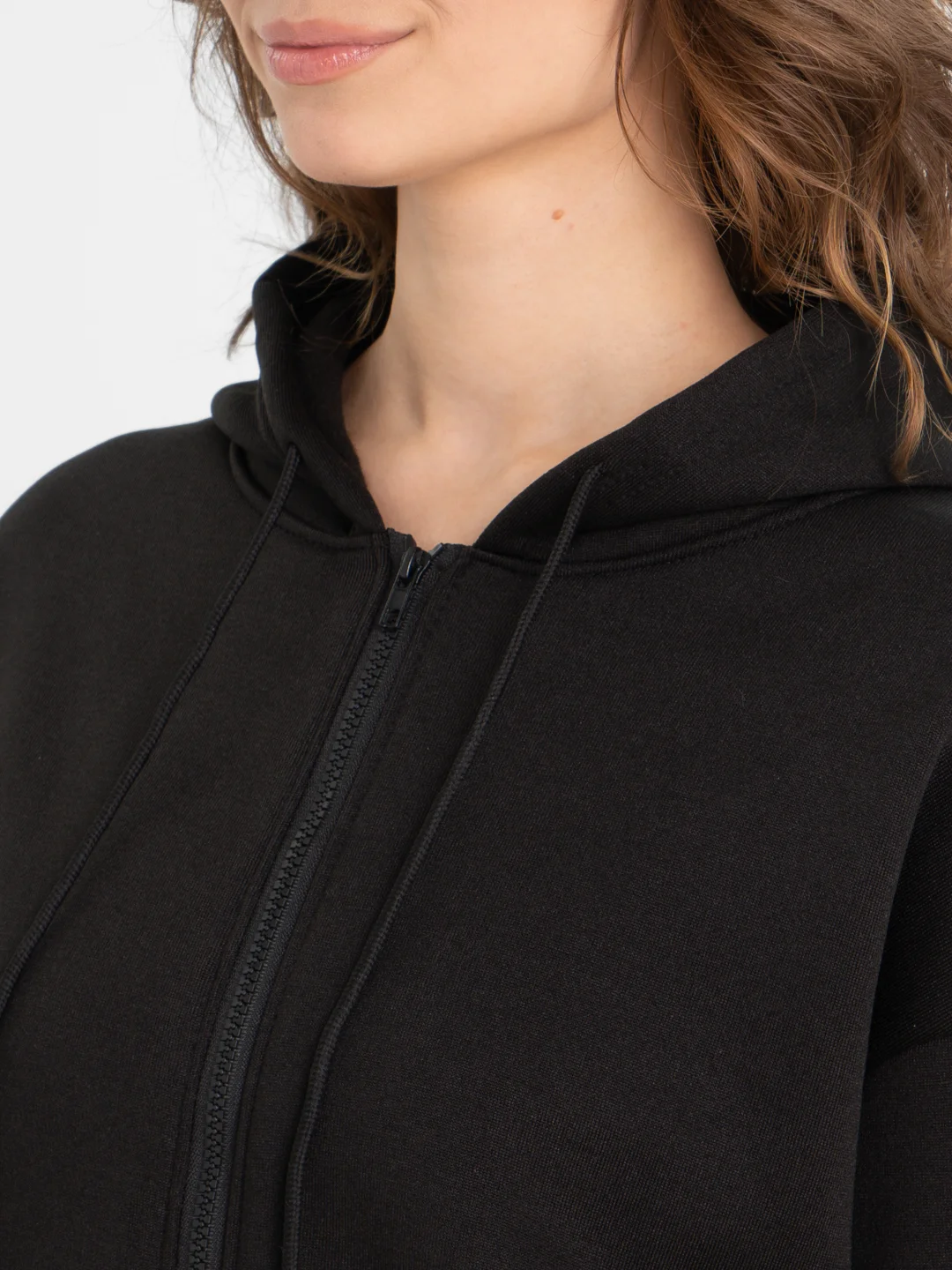 TrendD / Худи женское черное Unisex