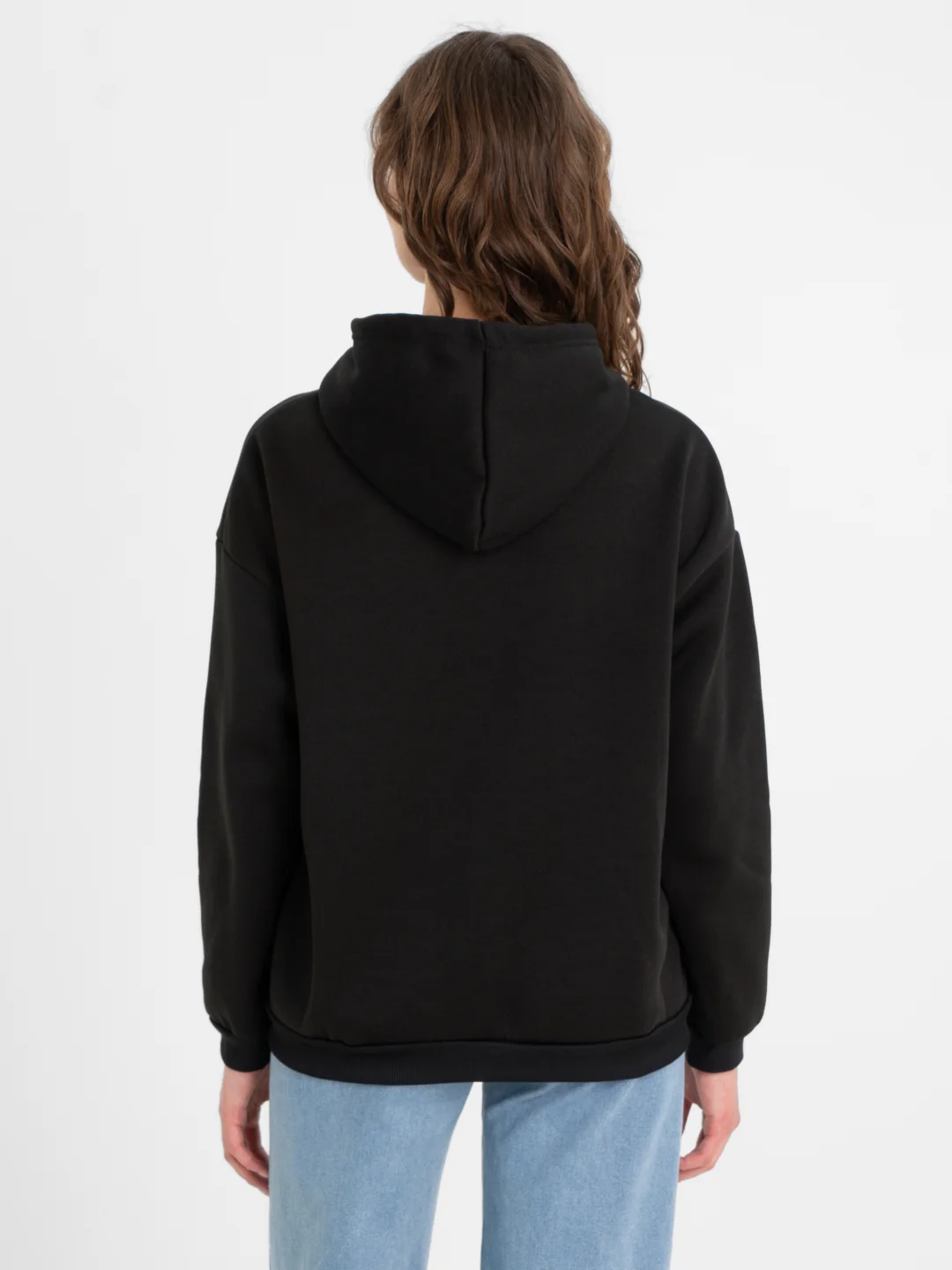 TrendD / Худи женское черное Unisex
