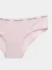 Пудровый трусы слипы женские бесшовные с надписью "Calvin Clein", хлопок.  Много расцветок!