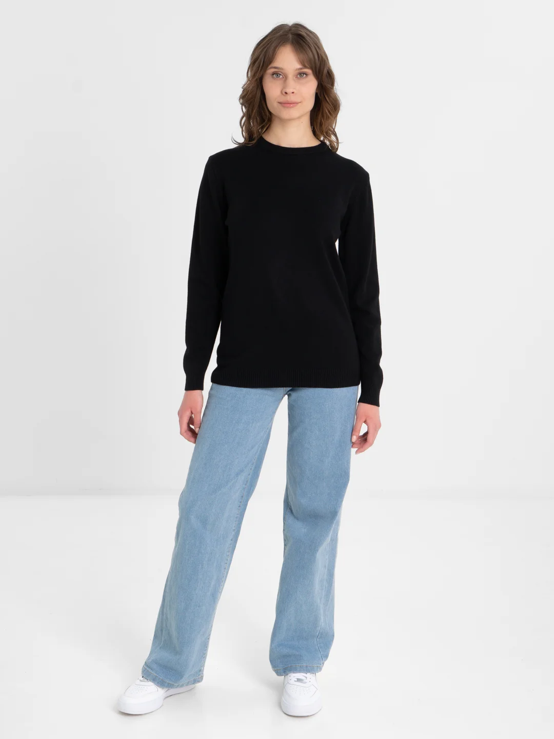 TrendD / Джемпер черный женский Unisex