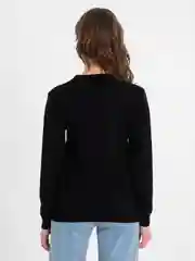 TrendD / Джемпер черный женский Unisex