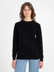 TrendD / Джемпер черный женский Unisex