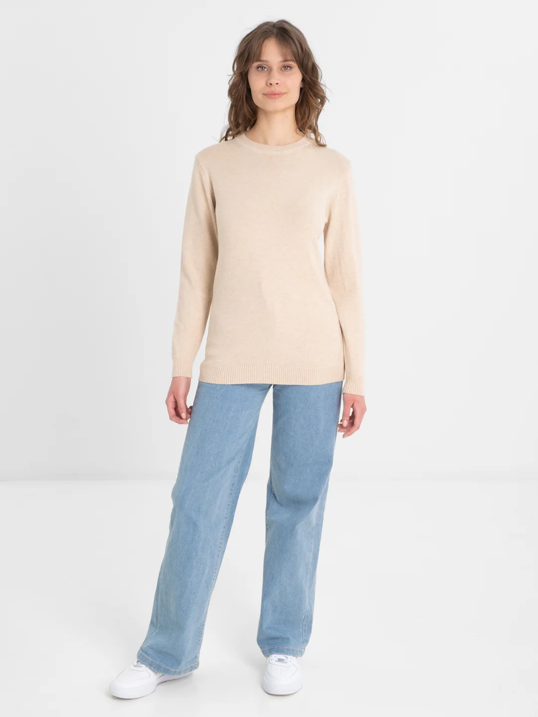 TrendD / Джемпер бежевый женский Unisex