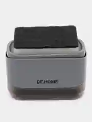 Серый de.home Диспенсер для моющего средства с губкой, дозатор для жидкого мыла, 300 мл