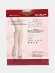 Бежевый колготки женские Giulia INFINITY 8 MAXI больших размеров