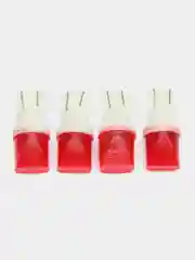 Красный лампа габаритов (габаритная) светодиодная без цоколя T10 W5W, 12V LED 1 COB W2,1x9,5d