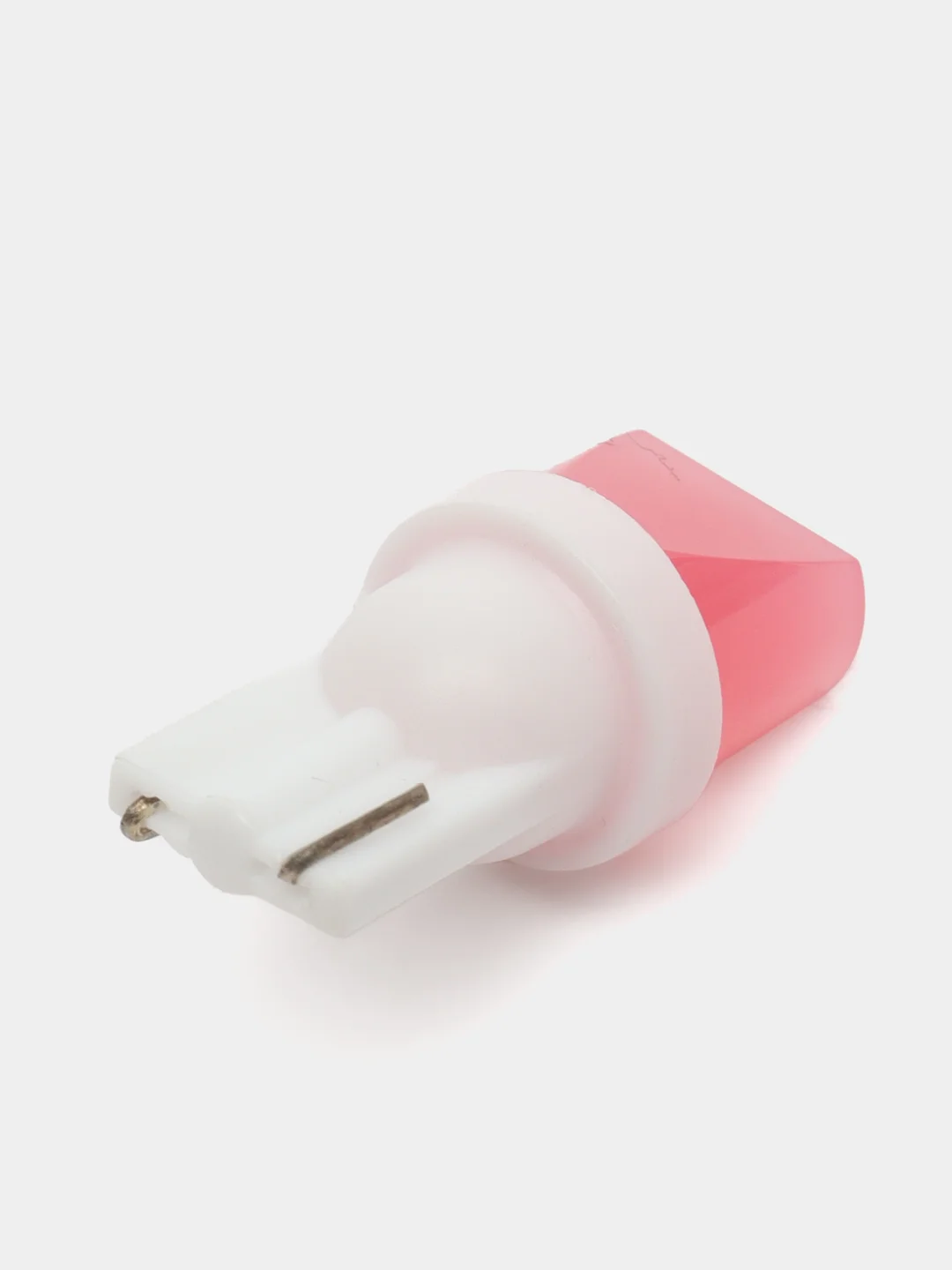 Розовый лампа габаритов (габаритная) светодиодная без цоколя T10 W5W, 12V LED 1 COB W2,1x9,5d