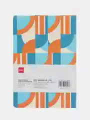 Ежедневник недатированный Deli Coloring, A5, 136л,оранжево-голубой