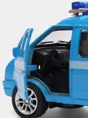 Голубой металлическая машинка ГАЗель ГАЗ-3221