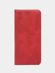 Красный чехол-книжка GQ для Xiaomi Redmi 13C (Сяоми Редми 13С) из искусственной кожи