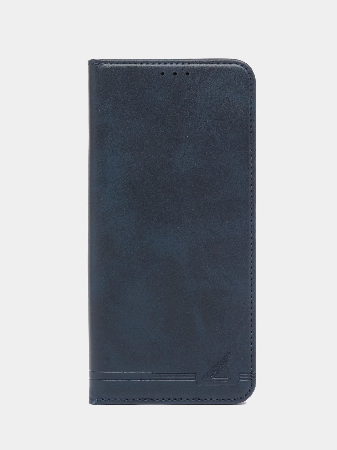 Синий чехол-книжка GQ для Xiaomi Redmi 13C (Сяоми Редми 13С) из искусственной кожи