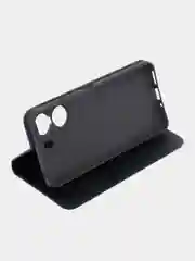 Синий чехол-книжка GQ для Xiaomi Redmi 13C (Сяоми Редми 13С) из искусственной кожи