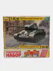 Белый сборная модель Советский средний танк Т-34/85 подарочный набор масштабная 1:35 КИТ пластик