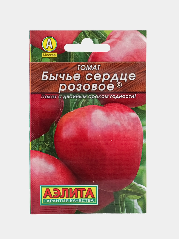 Семена Томат "Бычье сердце" розовое, среднеспелый, 20 семян