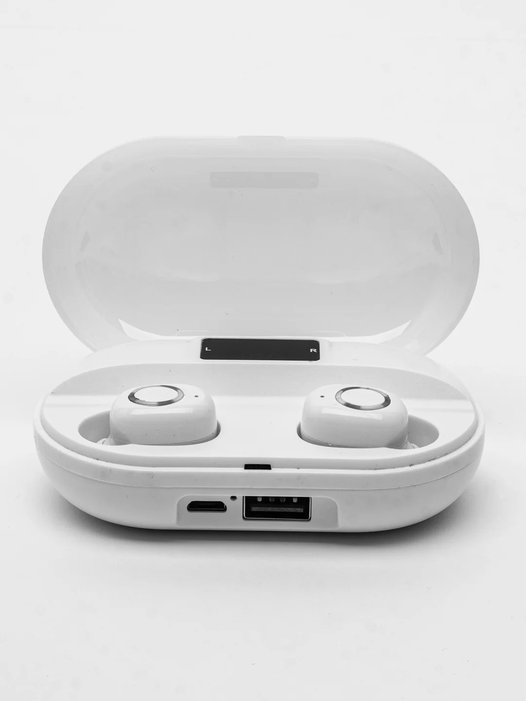Наушники беспроводные с микрофоном, Bluetooth, USB Type-C, белые
