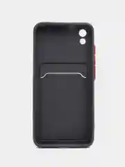 Черный чехол для Xiaomi Redmi 7A Сяоми Редми 7А с карманом для карт